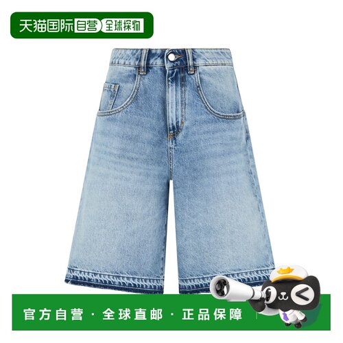 香港直邮ICON DENIM 女士短裤 ID8819SKY SS2026 蓝色 Bermuda in