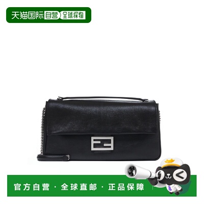 香港直邮FENDI 女士单肩包 8BR828AS7AF1QD0 AW2024 黑色 BORSE A