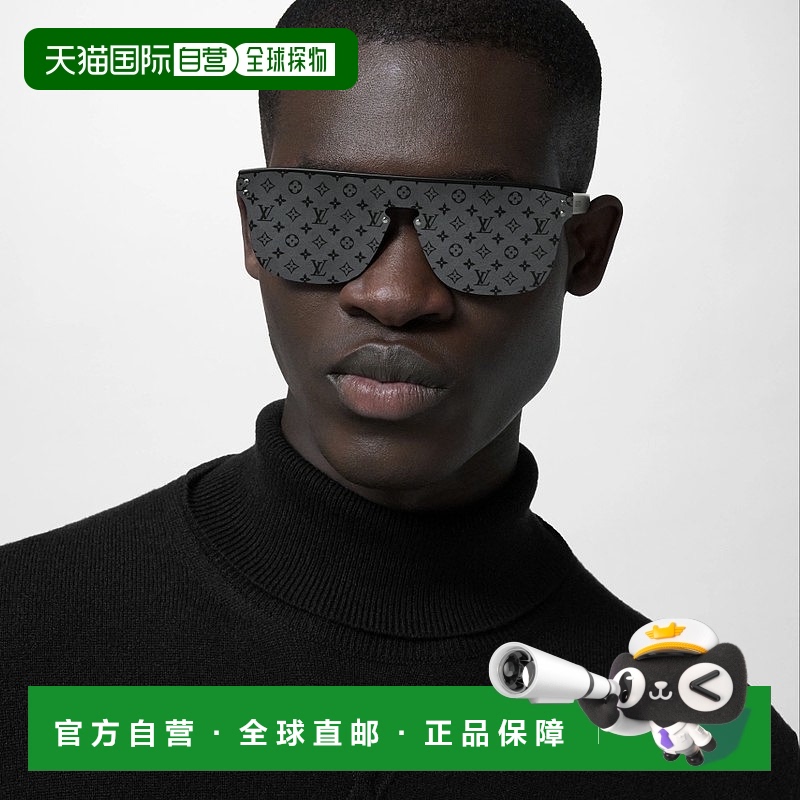 自营1h可退 欧洲直邮LV/路易威登 男士黑色金属太阳镜正品百搭显