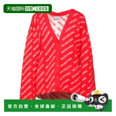 舒适时尚 香港直邮Balenciaga 针织开衫 red红色 巴黎世家 女士