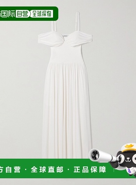 1h可退 香港直邮Simkhai 女士 Amarantha 露肩褶裥弹性针织礼服 1