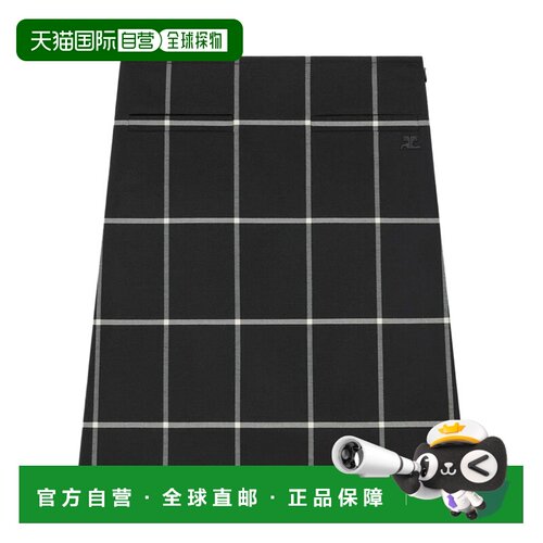 Courreges 格子半身裙 326CJU399PL0287 【付后1h可退】