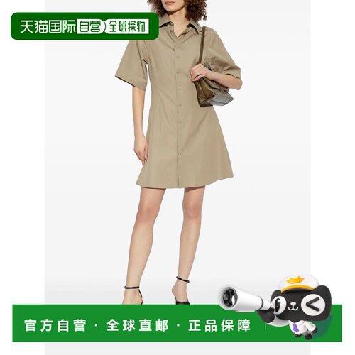 香港直邮Ami Paris 女士连衣裙 FDR162CO00760952 SS2025 卡其色