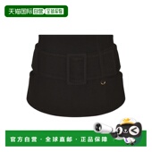 香港直邮Patou 女士 PATOU 1h可退 黑色半身裙 SK0990232999B999B