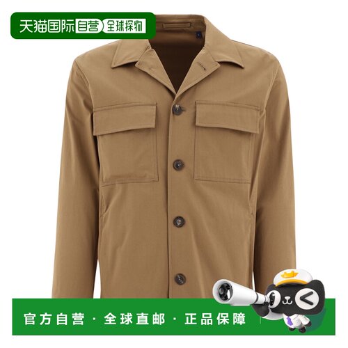 欧洲直邮LARDINI 男士夹克 SS2023 EPUGO2EPSS60428350 棕色长袖