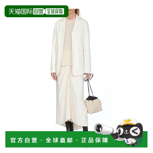 香港直邮Jil Sander 不对称羊绒套头针织衫 J02GP0013J13206开衫