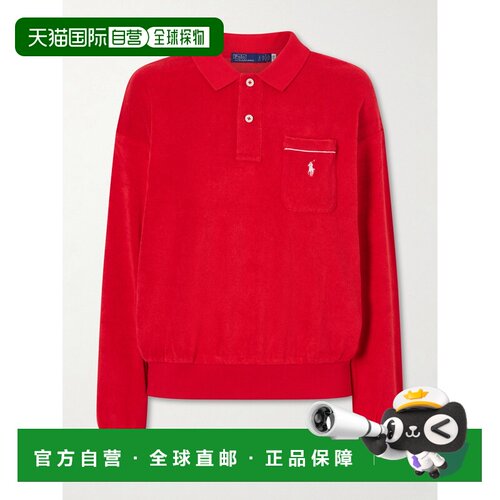 Polo Ralph Lauren Polo 拉夫 劳伦 女士棉混纺厚绒刺绣卫衣