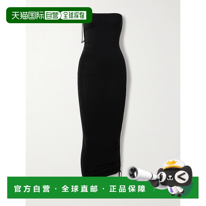 香港直邮Wolford 女士 Fatal 无肩带褶饰迷你连衣裙 57161抹胸