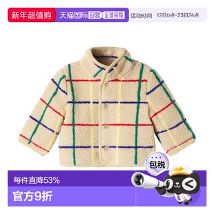 1h可退 香港直邮bobo choses 婴儿 teddy 格纹抓绒夹克童装