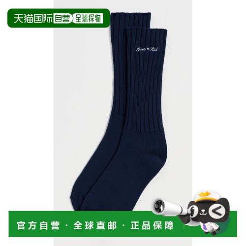 1h可退 美国直邮SPORTY & RICH 女士 标志徽标罗纹袜子  舒适时尚