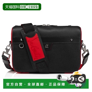 男士 欧洲直邮CL路铂廷 3225098B378 25秋冬 单肩包斜挎包 红底鞋