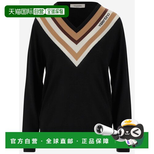 香港直邮VALENTINO 女士针织衫 WB3KC24X6M80NO SS2022 花色长袖