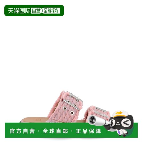 1h可退 欧洲直邮GANNI 女士凉鞋 B102005105C SS2026 粉红色 Femi