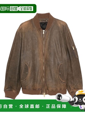 1h可退 香港直邮GOLDEN GOOSE 男士 拉鍊飛行員夾克 GUP02489P002