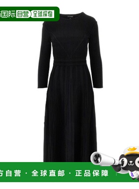 1h可退 香港直邮Emporio Armani 圆领连衣裙 EW001231AF19927