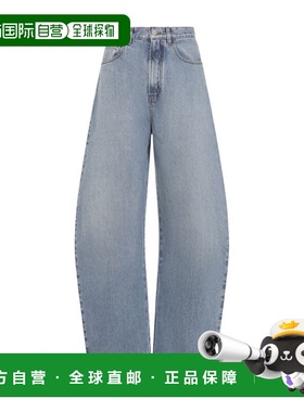 1h可退 香港直邮alaia 女士 圓領牛仔褲 AA9P0176D015C blue蓝色