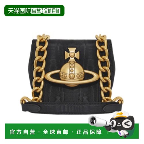 香港直邮Vivienne Westwood Jodie翻盖单肩包 4304007UU-W00SS