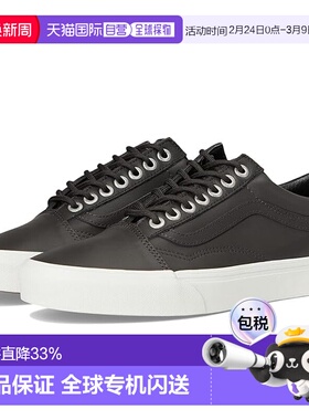 1h可退 香港直邮Vans 范斯 男士 Old Skool 跑鞋 black黑色 舒适
