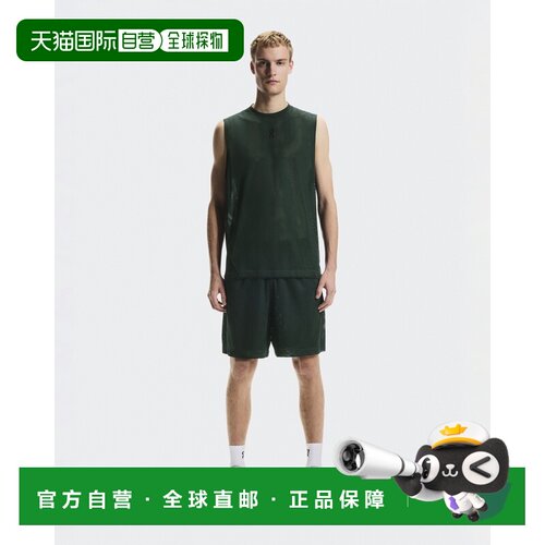 自营欧洲直邮On昂跑 Train Volt男士深墨绿色聚酯纤维短裤休闲裤