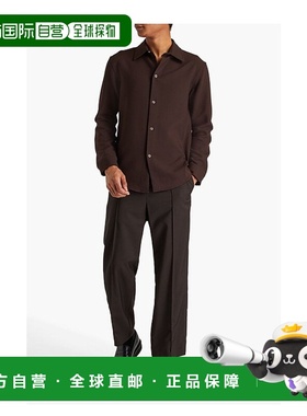 香港直邮Sandro 男士 绉纱衬衫 SHPCM00935MARRONFONCE