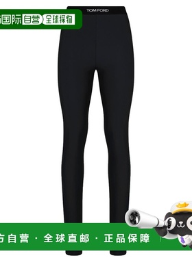 1h可退 香港直邮Tom Ford 汤姆 福特 女士 ELASTANE 黑色锦纶裤子