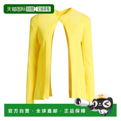 1h可退 香港直邮Fendi 芬迪 女士 针织开衫 yellow黄色 舒适时尚