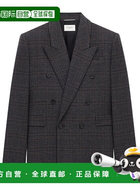 香港直邮Saint Laurent 翻领长袖西装外套 835102Y3D12