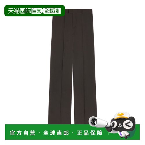 1h可退 香港直邮CELINE 男士正装裤 RP0IC080FGKA5 SS2026 深棕色
