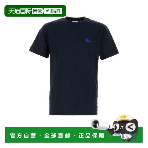 香港直邮BURBERRY 男士T恤 8091396A1222 AW2025 蓝色 Midnight b