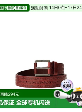 1h可退 香港直邮Emporio Armani logo针扣皮带 Y4S010YC072腰带