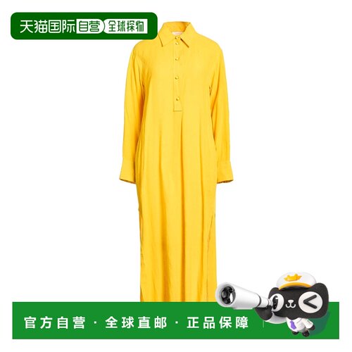 1h可退 香港直邮Chloe 蔻依 女士 夏装连衣裙 yellow黄色 舒适时