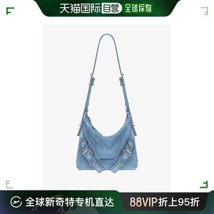 欧洲直邮GIVENCHY 水洗牛仔布斜挎包 Voyou 纪梵希