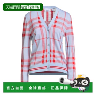 香港直邮Burberry blue蓝色 巴宝莉 针织开衫 舒适时 女士 1h可退