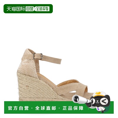 香港直邮CastaÑer 女士 BRUNA 麻底鞋 0255362017SAND凉鞋