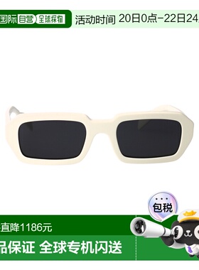 1h可退 香港直邮Prada 普拉达 女士 白色醋纤太阳眼镜 0PRA12S17K