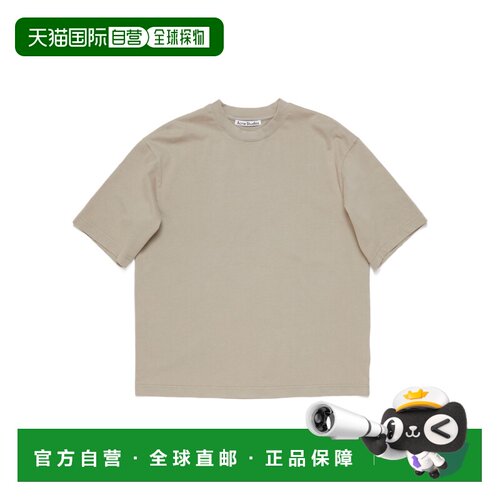 1h可退 香港直邮ACNE STUDIOS 女士T恤 CL0218DKX AW2024 灰色 圆