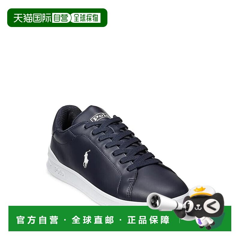 美国直邮Polo Ralph Lauren Polo 拉夫 劳伦 男士 Leather-Hrt Ct