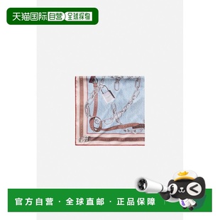 欧洲直邮ACNE 印花真丝围巾 艾克妮