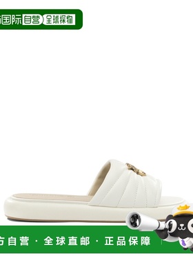 1h可退 香港直邮Pinko 品高 女士 白色皮质凉鞋 SD0525P003Z12WHI