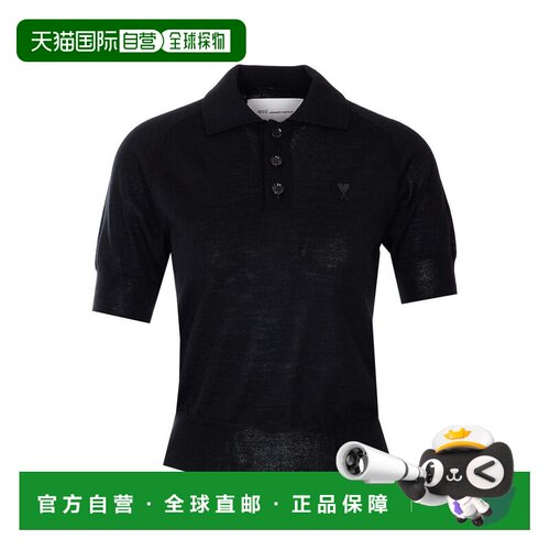 香港直邮Ami Paris 女士POLO衫 FPL439KN00390180 S支付后1h可退