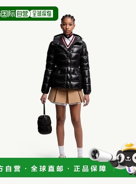 欧洲直邮Moncler/盟可睐 Barante 短款连帽羽绒服收腰