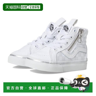 1h可退 香港直邮Vans 范斯 女童 Sk8-Hi Reissue 侧边拉链运动休(