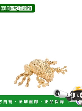 香港直邮Loewe 青蛙造型胸针 JJ38245X10罗意威别针黄铜