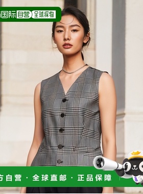 香港直邮Dior 格纹细节马甲 411G02A1376迪奥