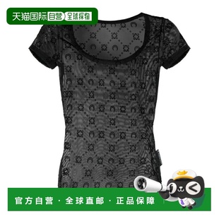 1h可退 香港直邮Marine Serre 女士 短袖网状上衣 WTO389CJER0005