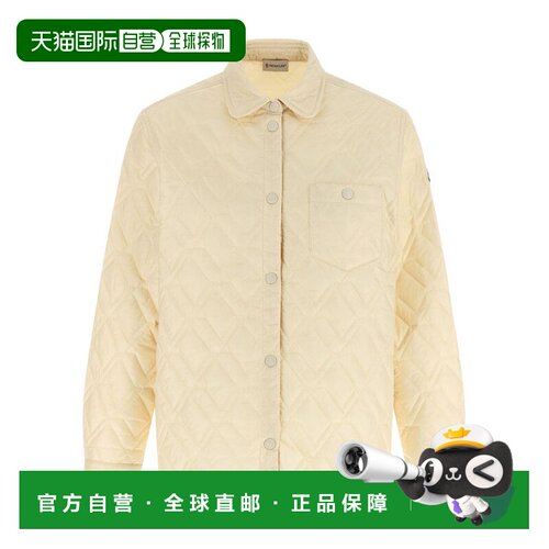 1h可退 香港直邮Moncler 盟可睐 女士 徽标图案绗缝夹克 L10932F0