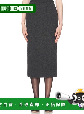 1h可退 香港直邮The Row 女士 Ikko 半身裙 8557Y498 grey灰色 舒