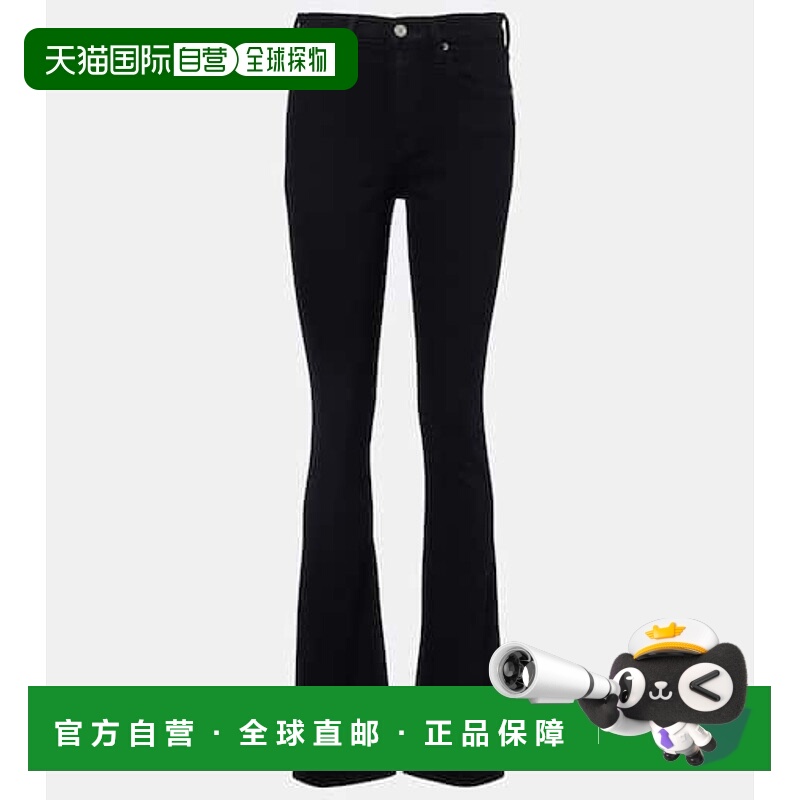 香港直邮AGOLDE 女士 Ingram 开衩高腰束腰紧身牛仔裤