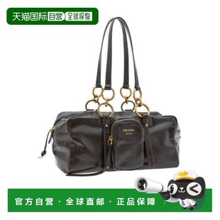 1h可退 香港直邮Prada/普拉达 25FW Dangle 中号皮革单肩包 Women