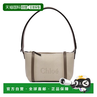 1h可退 香港直邮Chloe 蔻依 女士 CHLOÉ CARRY 帆布单肩包 CH25UP